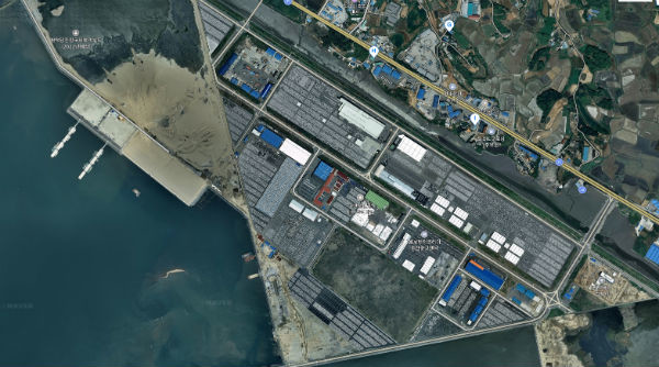 평택항 배후단지 항공사진 /경기도청