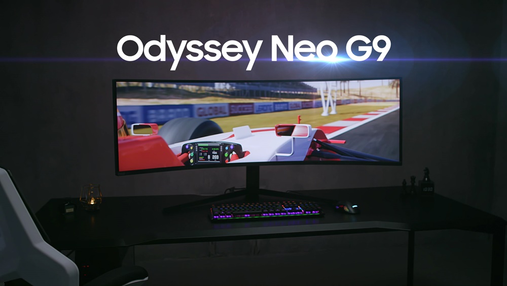 삼성전자 커브드 게이밍 모니터 오디세이 Neo G9 제품 이미지 [사진=삼성전자]