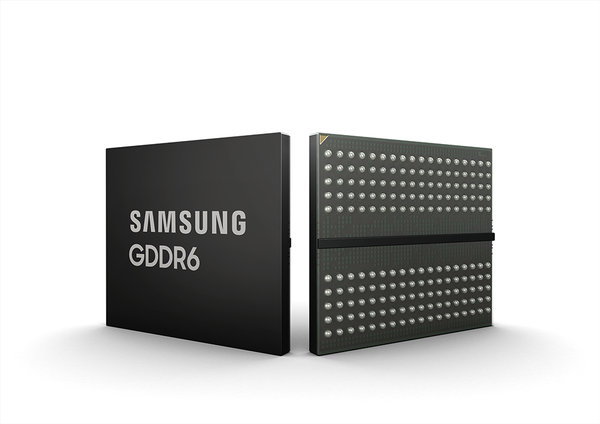 GDDR6 D램 제품 [사진=삼성전자]