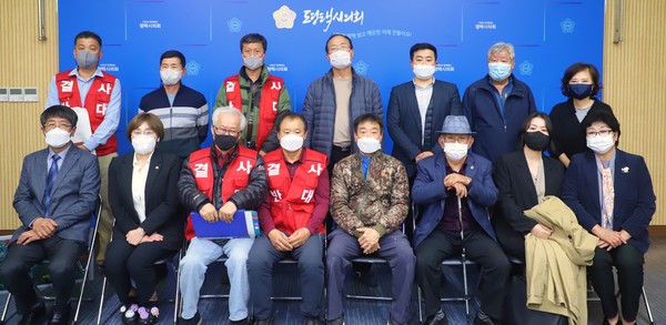 평택시의회 류정화 의원, 오성면 레미콘공장 이전 관련 간담회 개최[사진=평택시의회]