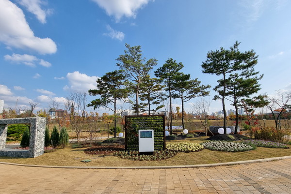 SK가스․SK임업 기업참여 숲정원 조성 완료[사진=평택시]