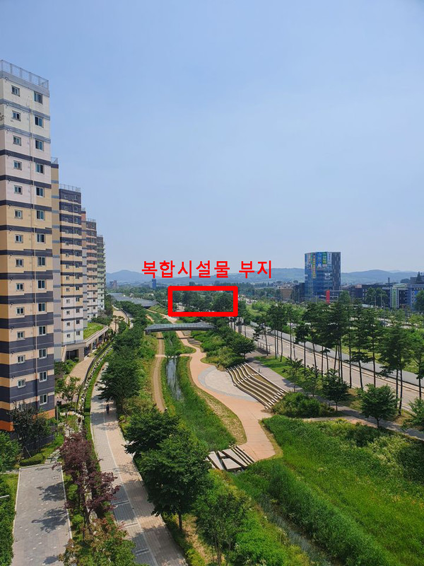 현대아이파크시티 복합시설물이 들어설 전경