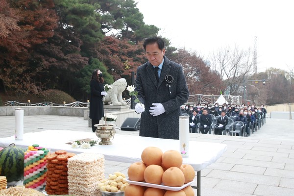 평택시, 제1회 호국영령 위령제 개최[사진=평택시]