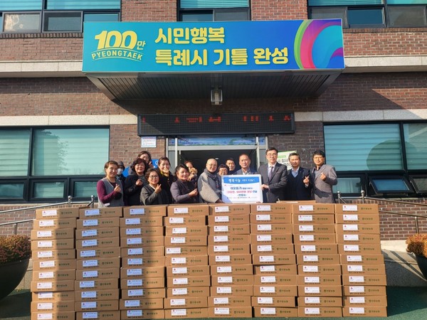 '연화사’ 무연 성혜스님! ‘사랑의 쌀 나눔’ 봉사 불우한 이웃에게 연화사에서 백미 전달!![사진=평택시]