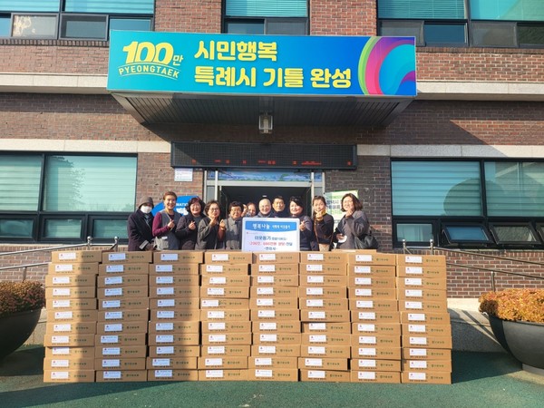 '연화사’ 무연 성혜스님! ‘사랑의 쌀 나눔’ 봉사 불우한 이웃에게 연화사에서 백미 전달!![사진=평택시]