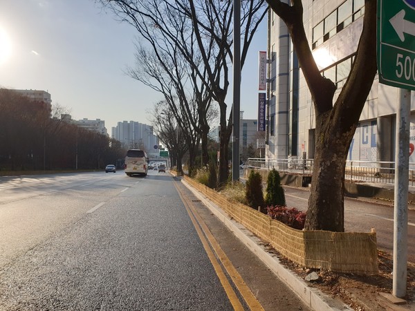 평택시, 수목 방풍벽 설치 및 공원시설물 사전점검 등 안전한 겨울나기 준비[사진=평택시]