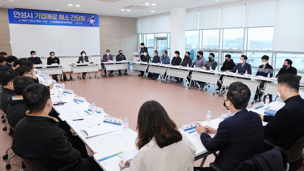 기업애로 해소 간담회[사진=안성시]