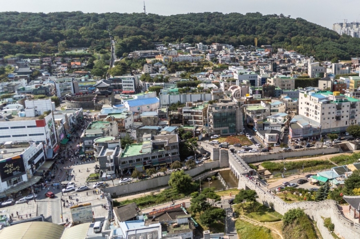 ‘팔달문 성곽잇기 사업’ 대상 지역 [사진=수원시]