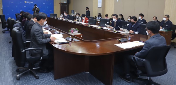 평택시의회, 1월 정기 의원간담회 개최[사진=평택시의회]