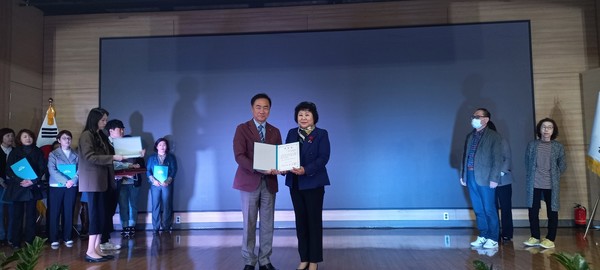 평택시 행복정원단 발대식 개최[사진=김철배 기자]