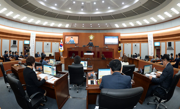오산시의회, 제276회 임시회 폐회[사진=오산시의회]