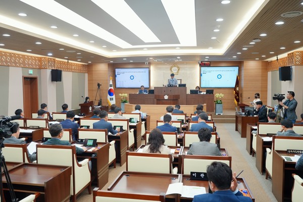 평택시의회, 제238회 임시회 폐회[사진=평택시의회]