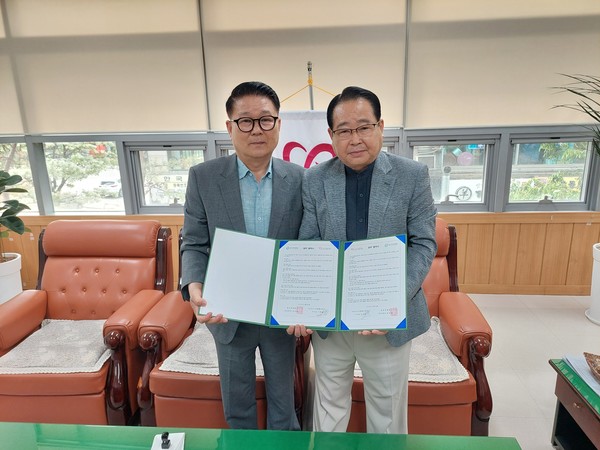 오산시자원봉사센터-송호욱병원 자원봉사자 복리증진 업무협약[사진=오산시]