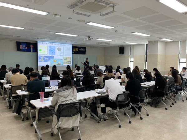 화성시가 23일, YBM 연수원에서 ‘홍보 역량 강화 교육’을 실시했다.[사진=화성시]