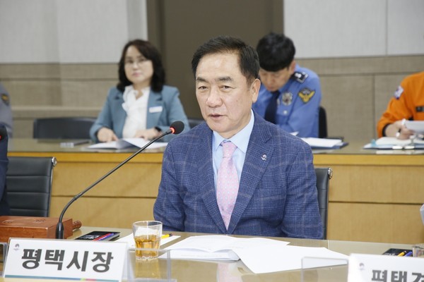 평택시 정장선 시장 '선거법 위반 1심 무죄' 판결[사진=평택시]