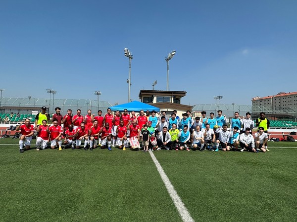 평택시-캠프 험프리스, 친선 축구 경기를 통해 친선과 화합 도모[사진=평택시]