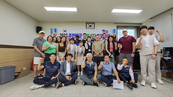 통복시장, 주한미군 대상 한미 징검다리 문화교류행사 개최[사진=평택시]