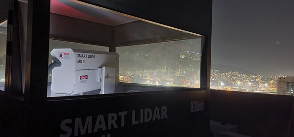 대기오염원 감시 스캐닝 라이다 [사진=경기도]
