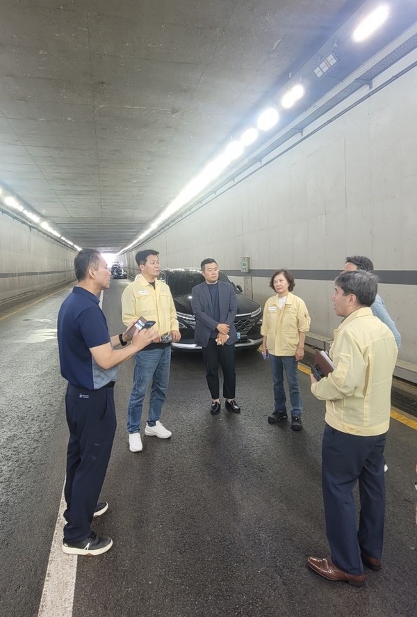 평택시의회 더불어민주당 세교지하차도 현장점검
