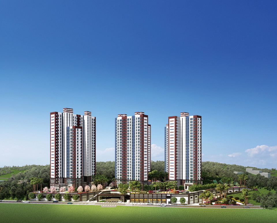 화성 비봉지구 B1블록 금성백조 예미지 2차 투시도