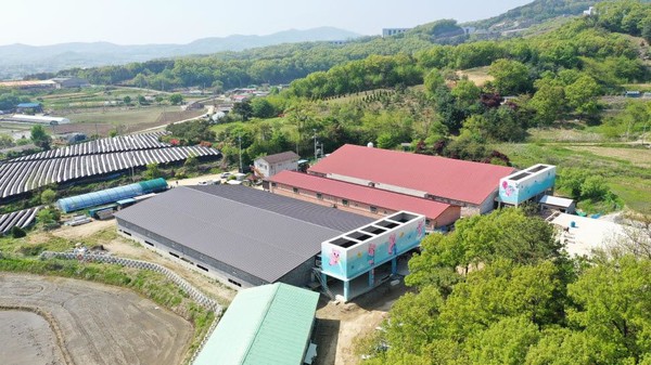 전국 최초 냄새저감 스마트 무창축사 표준모델 신촌1농장