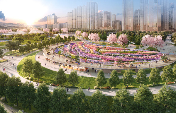 보타닉가든 동부권 공공정원화 설계공모 당선작 (동탄여울공원 ‘Belvedere 360°’)