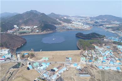 덕우저수지 전경 [사진=한국농어촌공사 수원화성지사]