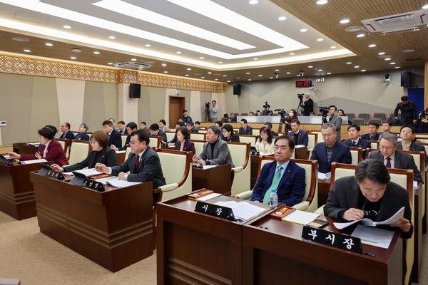 제254회 임시회 제2차본회의 전경1