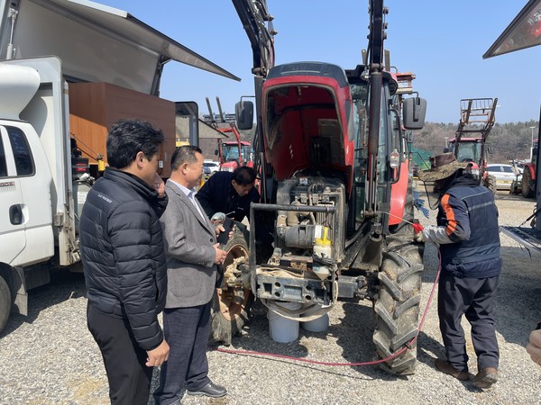 경기농협 상반기 농기계 순회수리 봉사 활동