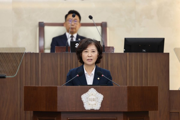 (사진) 7분 자유발언하는 최선자 의원