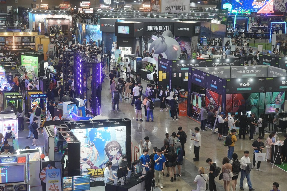 ‘2025 플레이엑스포(PlayX4)’ 행사장 전경