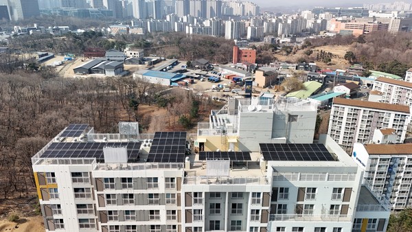 하남 덕풍 경기행복주택 단지 태양광 설비