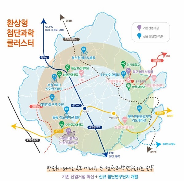 수원시 환상형 첨단과학혁신클러스터 [이미지=수원도시공사]